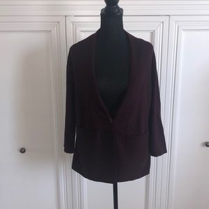 NY&CO elbow sleeve single button cardigan